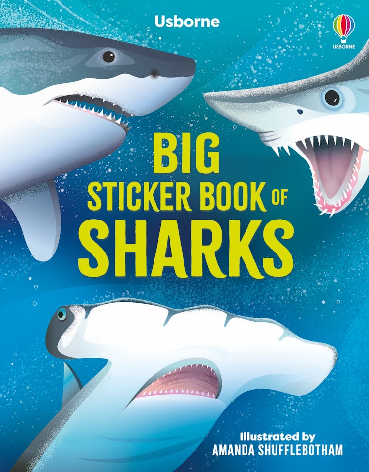 Cover image for Big Sticker Book Of Sharks, isbn: 9781805072775