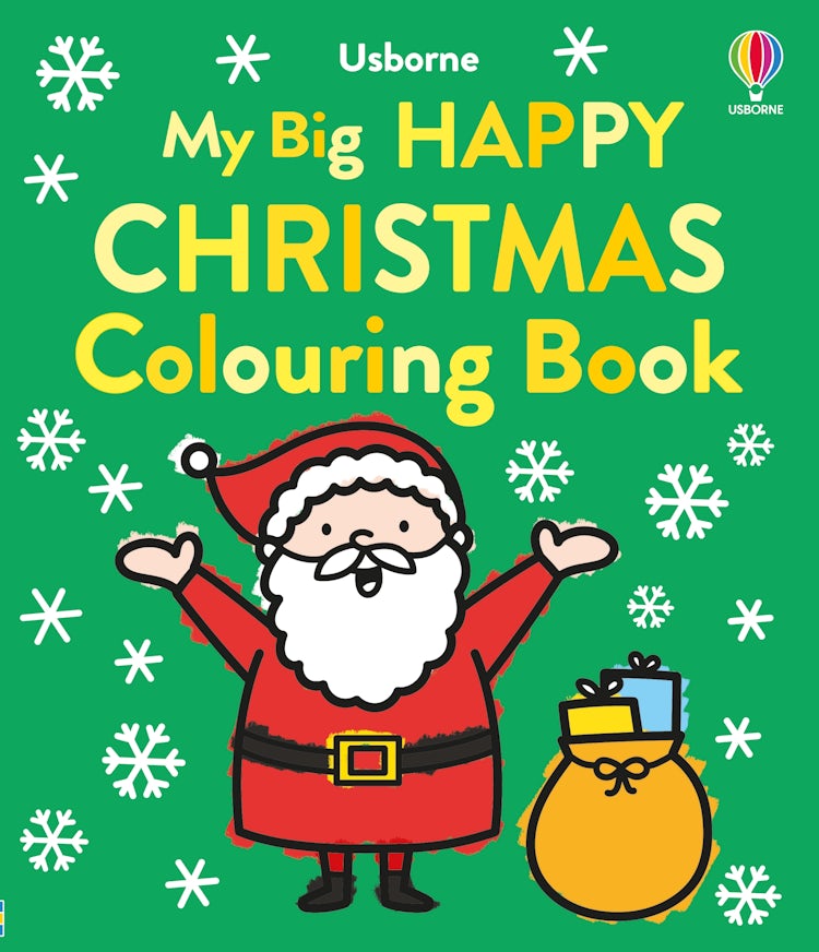 Cover image for My Big Happy Christmas Colouring Book, isbn: 9781805072799