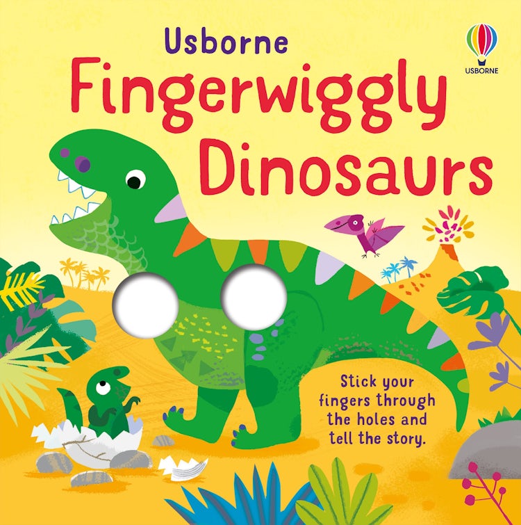 Cover image for Fingerwiggly Dinosaurs, isbn: 9781805074014