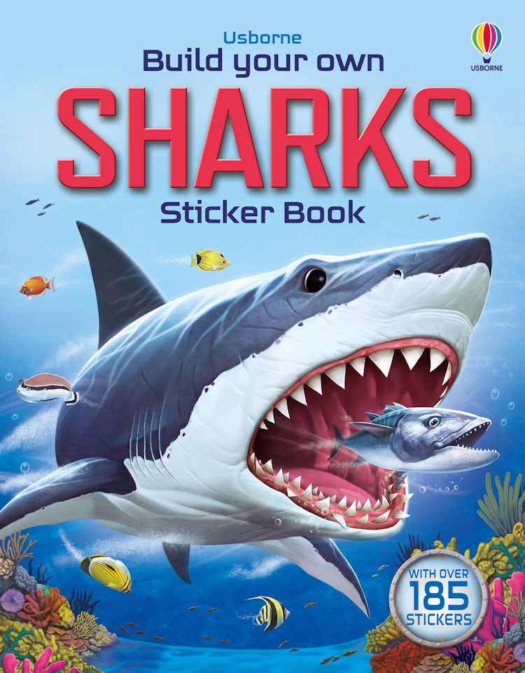 Cover image for Build Your Own Sharks Sticker Book, isbn: 9781805074908