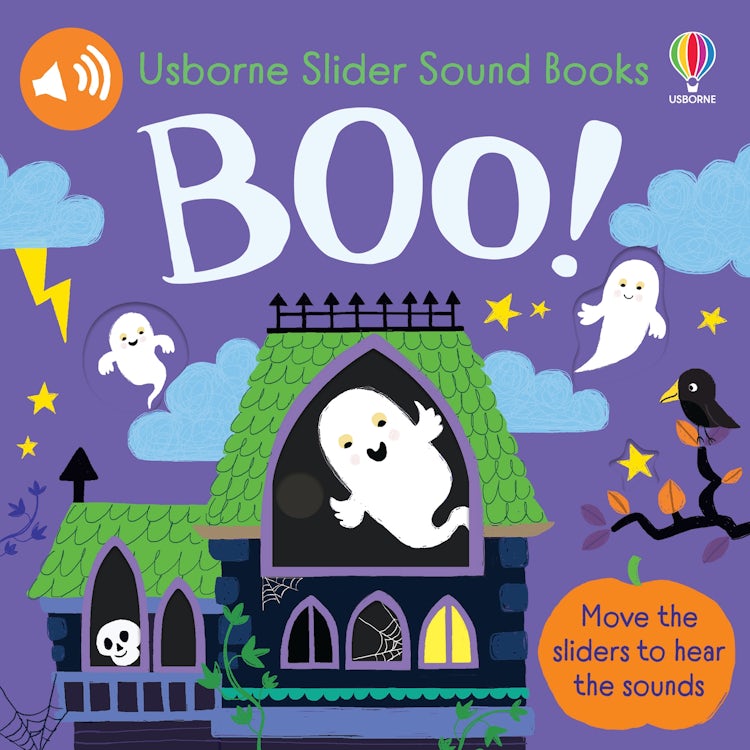 Cover image for Boo! Slider Sound Book, isbn: 9781805076704
