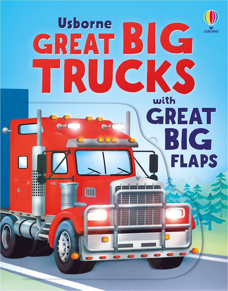 Cover image for Great Big Trucks (With Great Big Flaps), isbn: 9781805077107
