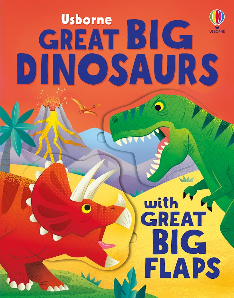 Cover image for Great Big Dinosaurs (with great big flaps), isbn: 9781805077114