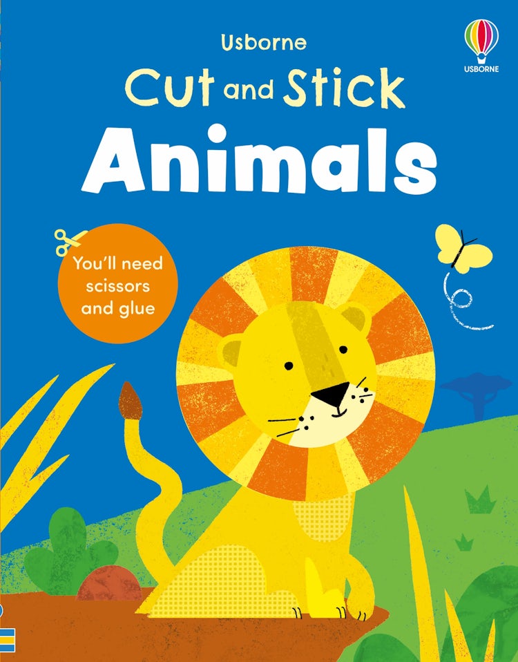 Cover image for Cut and Stick Animals, isbn: 9781805077121