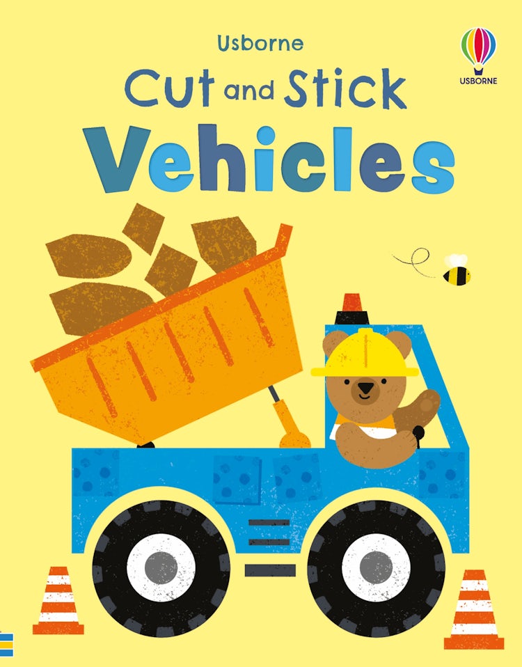 Cover image for Cut and Stick Vehicles, isbn: 9781805077138