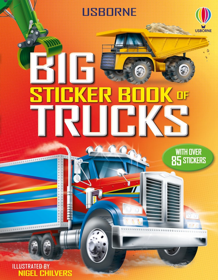 Cover image for Big Sticker Book of Trucks, isbn: 9781805077350