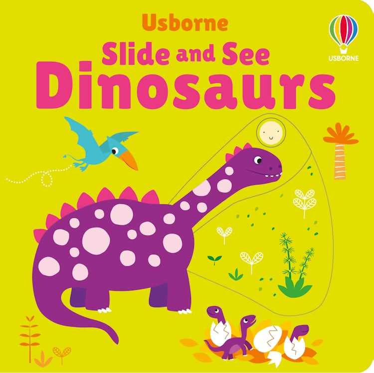 Cover image for Slide and See Dinosaurs, isbn: 9781805079507