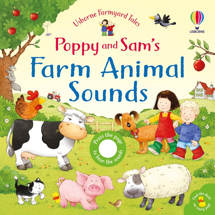 Cover image for Poppy and Sam's Farm Animal Sounds, isbn: 9781805310044