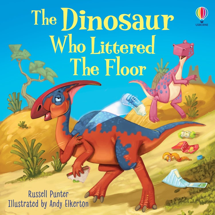 Cover image for The Dinosaur Who Littered the Floor, isbn: 9781805312017