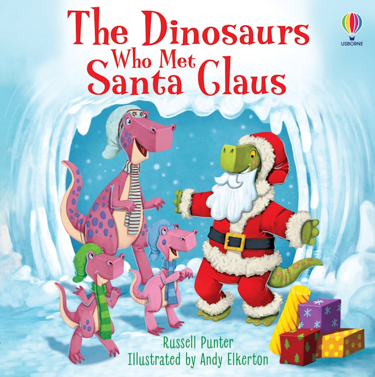 Cover image for The Dinosaurs Who Met Santa Claus, isbn: 9781805312062