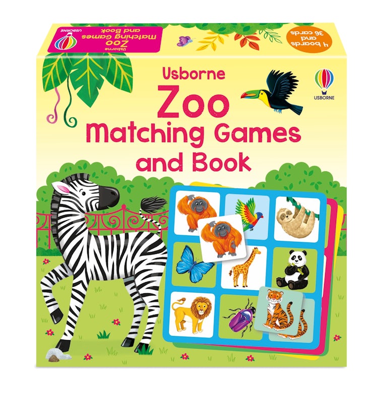 Cover image for Zoo Matching Games and Book, isbn: 9781805312284