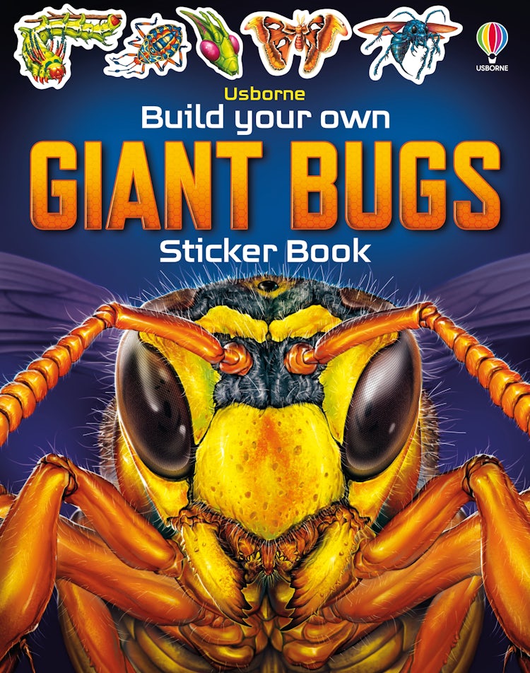 Cover image for Build Your Own Giant Bugs Sticker Book, isbn: 9781805312291