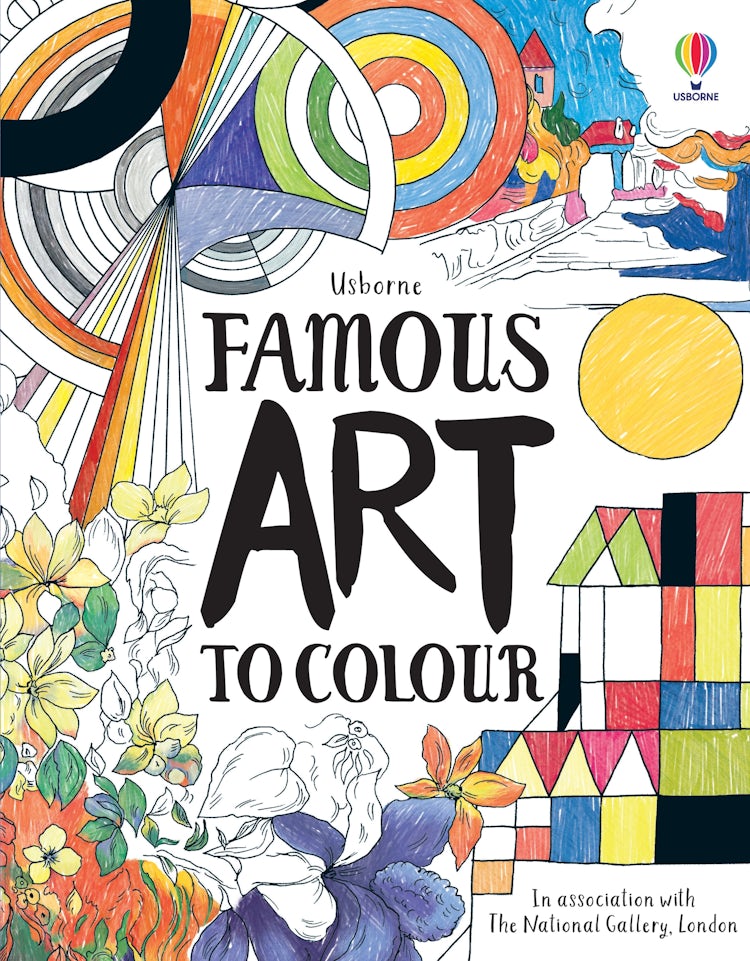 Cover image for Famous Art to Colour, isbn: 9781805314295