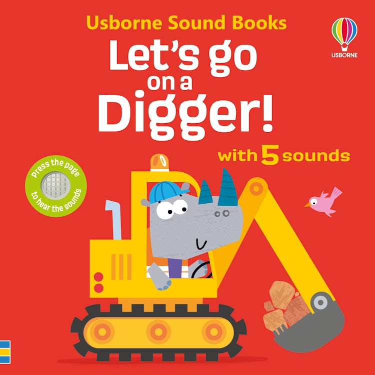 Cover image for Let's go on a Digger: Usborne Sound Books, isbn: 9781805314509