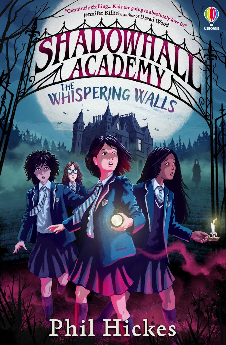 Cover image for The Whispering Walls: Shadowhall Academy #1, isbn: 9781805314905