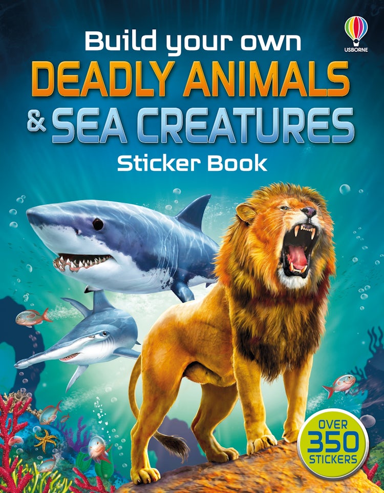 Cover image for Build Your Own Deadly Animals and Sea Creatures Sticker Book, isbn: 9781805315803