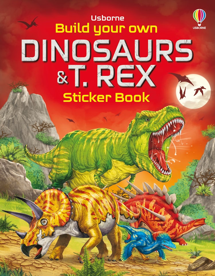 Cover image for Build Your Own Dinosaurs and T. Rex Sticker Book, isbn: 9781805315810