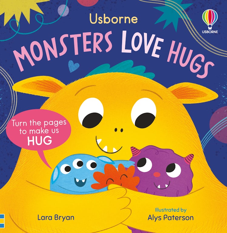 Cover image for Monsters Love Hugs: Usborne Huggy Books, isbn: 9781805316510