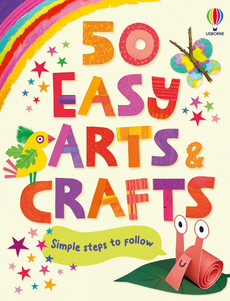 Cover image for 50 Easy Arts and Crafts, isbn: 9781806462131