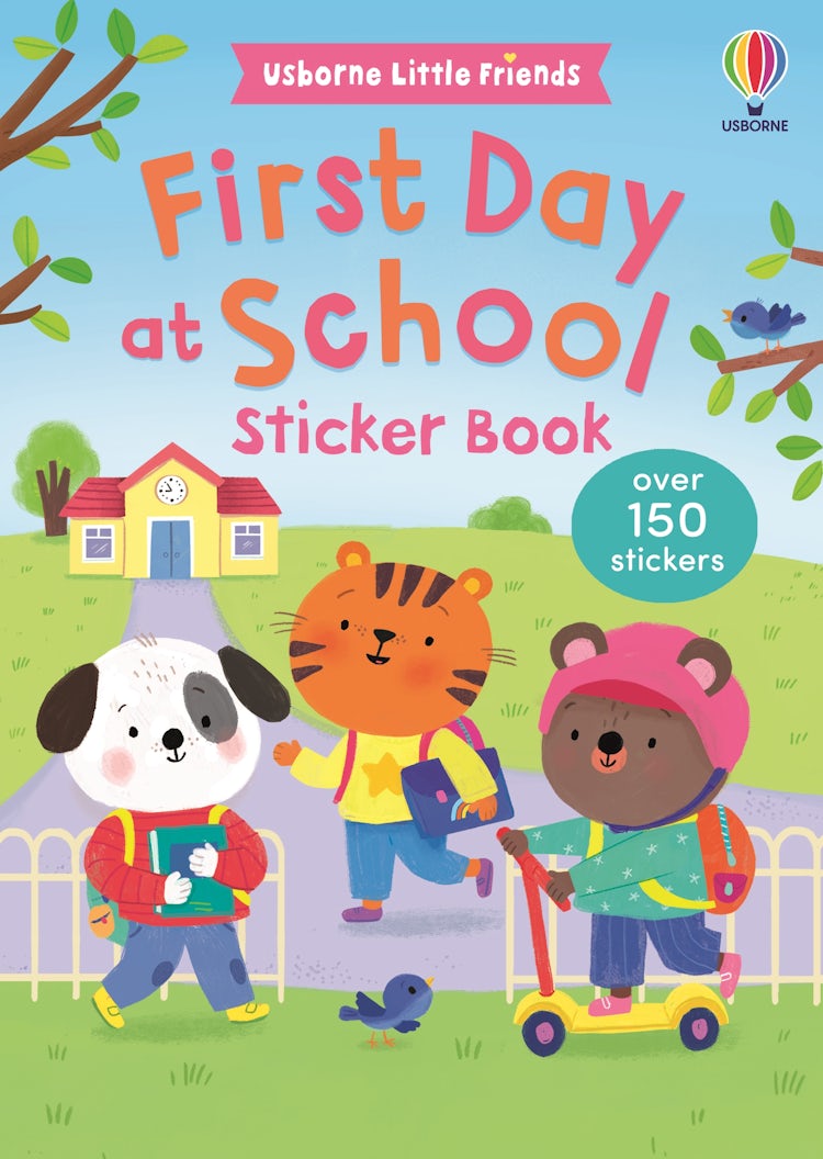 Cover image for Little First Stickers First Day at School, isbn: 9781835402382