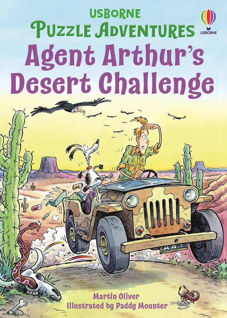 Cover image for Agent Arthur's Desert Challenge - Usborne Puzzle Adventures, isbn: 9781835403549
