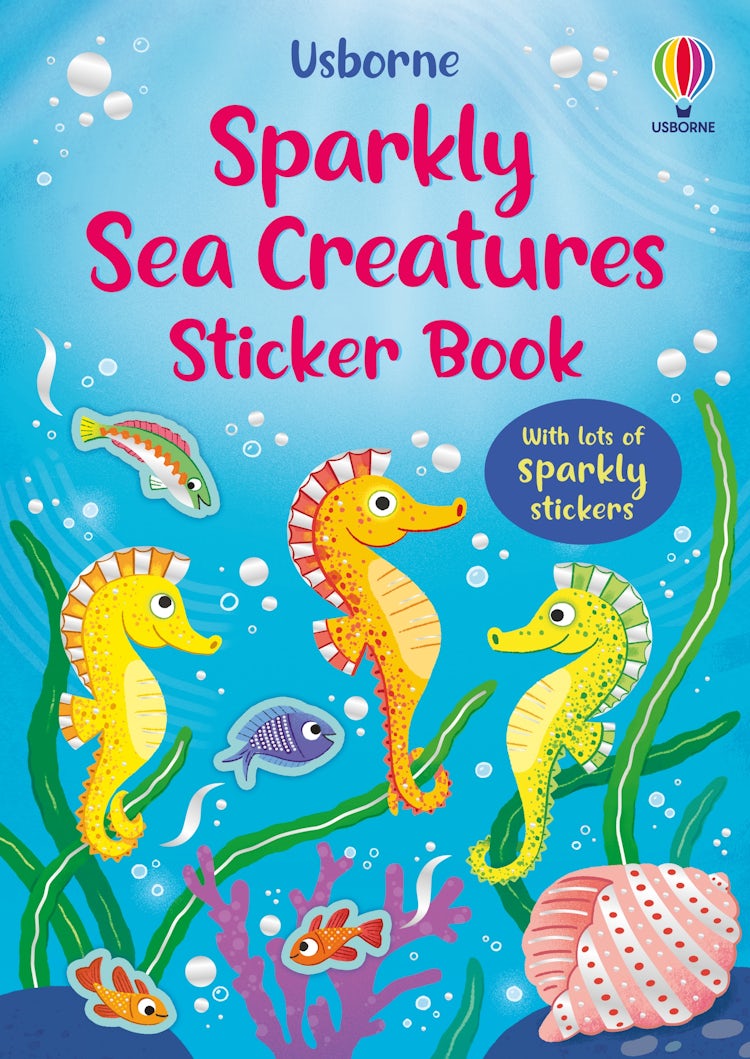 Cover image for Sparkly Sea Creatures Sticker Book, isbn: 9781835404317