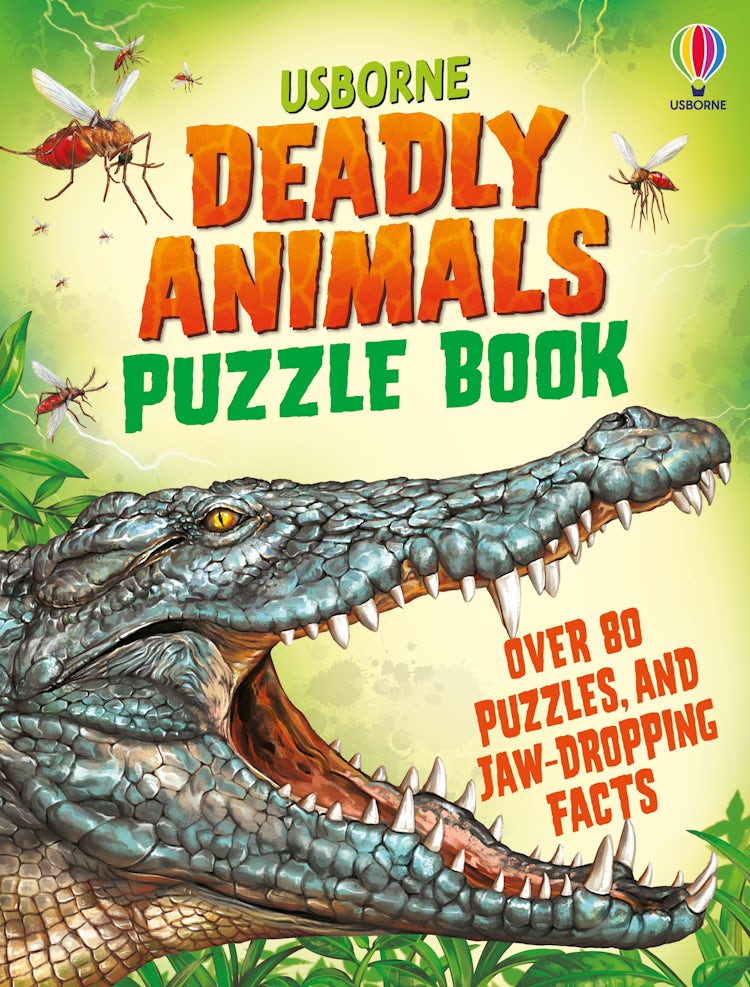 Cover image for Deadly Animal Puzzle Book, isbn: 9781835406465