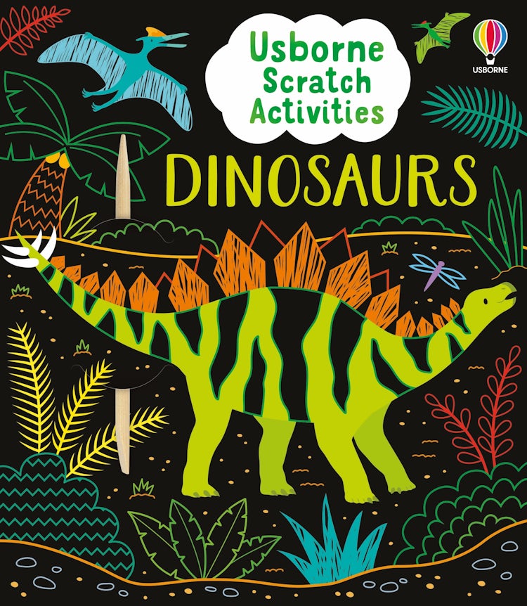Cover image for Usborne Scratch Activities Dinosaurs, isbn: 9781835408520