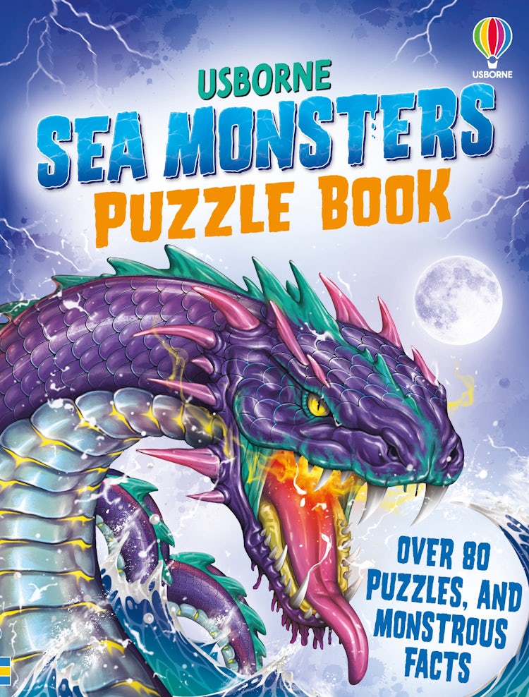 Cover image for Sea Monsters Puzzle Book, isbn: 9781835408544