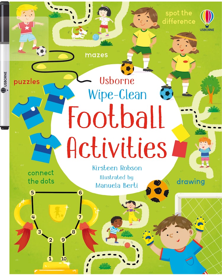 Cover image for Wipe-Clean Football Activities, isbn: 9781835408636