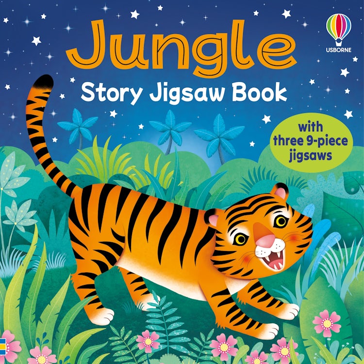 Cover image for Jungle Story Jigsaw Book, isbn: 9781835409213