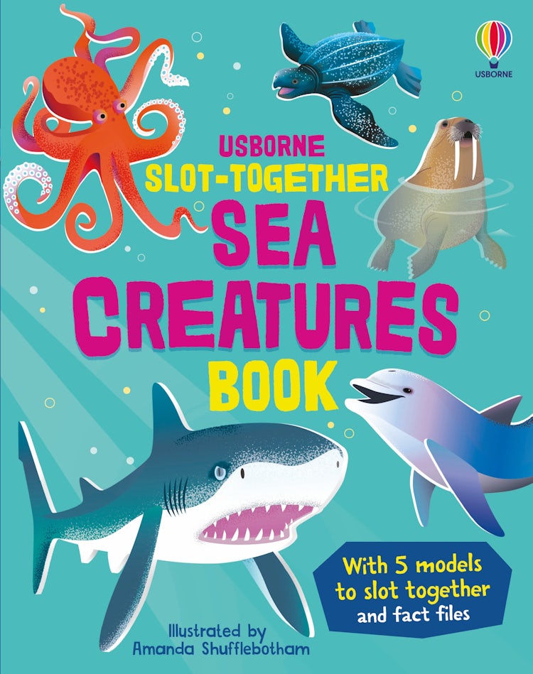 Cover image for Slot-Together Sea Creatures Book, isbn: 9781835409329