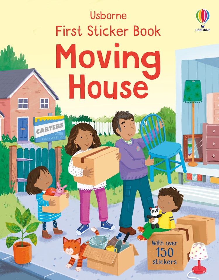 Cover image for First Sticker Book Moving House, isbn: 9781835409541