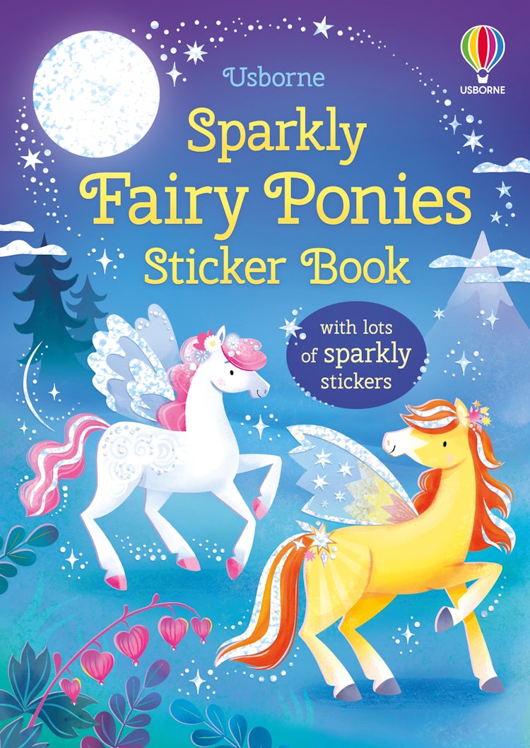 Cover image for Sparkly Fairy Ponies Sticker Book, isbn: 9781835409572