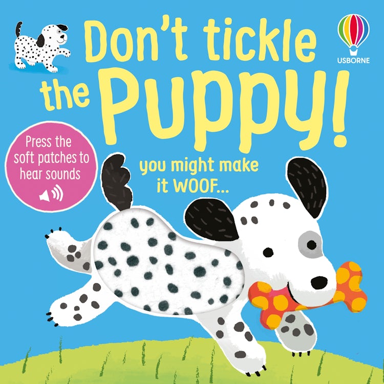 Cover image for Don't Tickle the Puppy!, isbn: 9781835409916