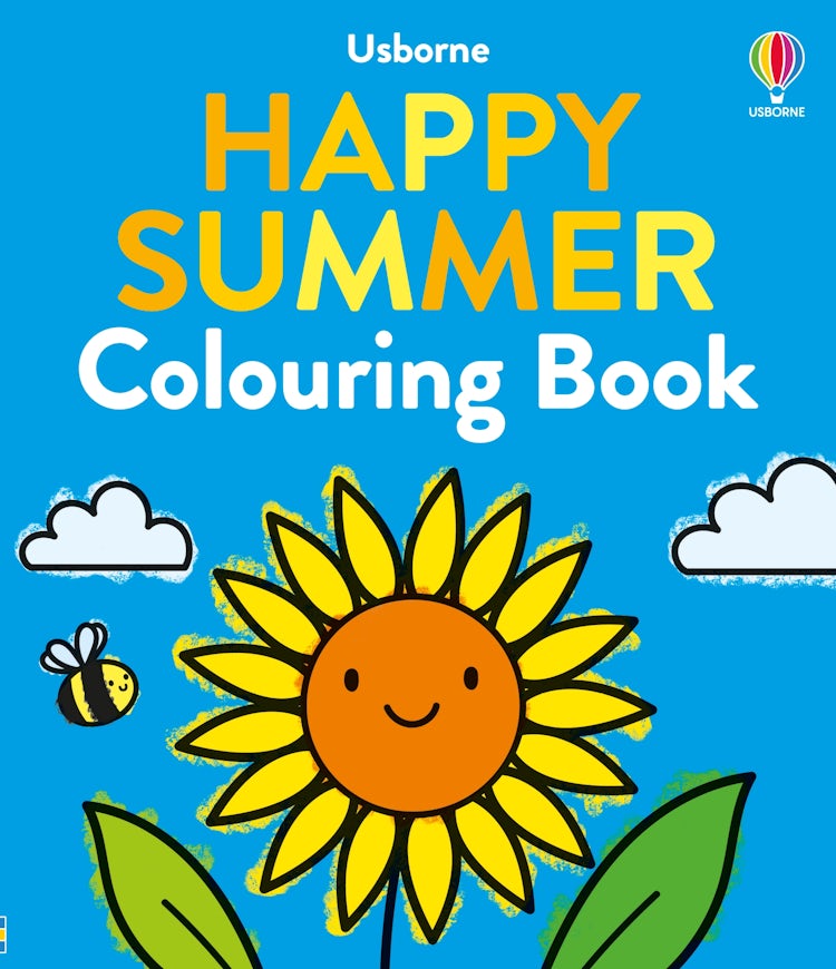 Cover image for Happy Summer Colouring Book, isbn: 9781836040187