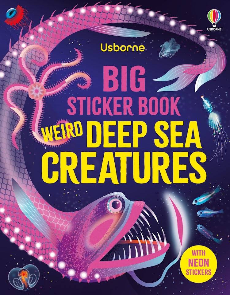 Cover image for Weird Deep Sea Creatures Big Sticker Book, isbn: 9781836040705