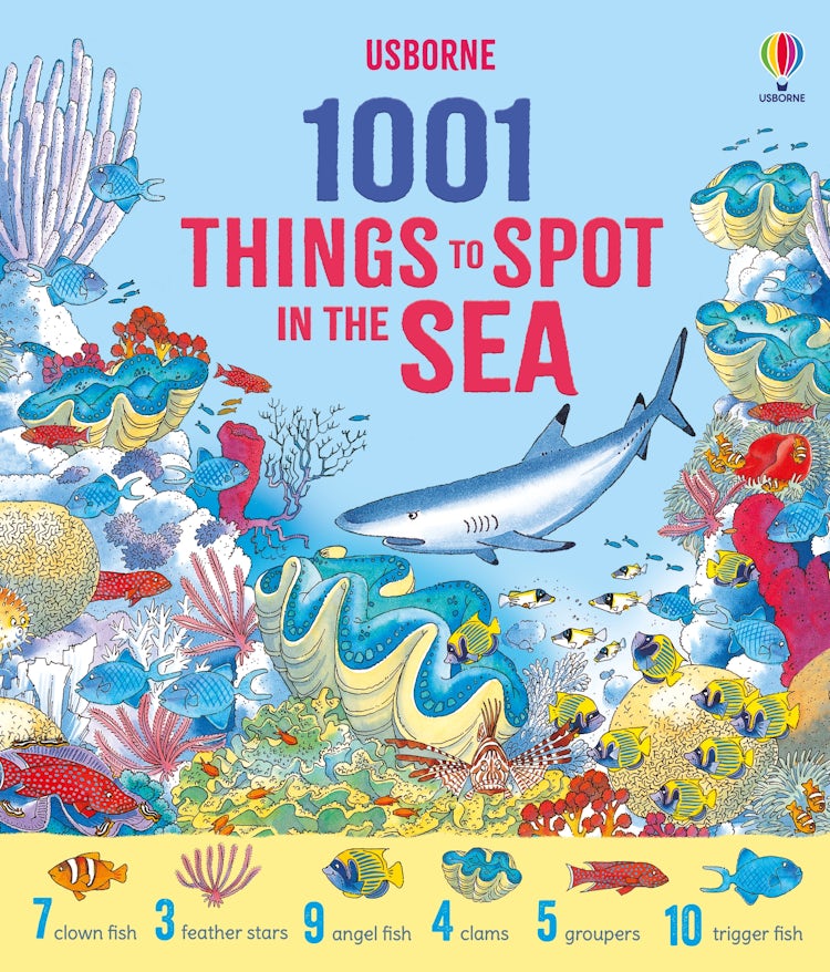 Cover image for 1001 Things to Spot in the Sea, isbn: 9781836041948