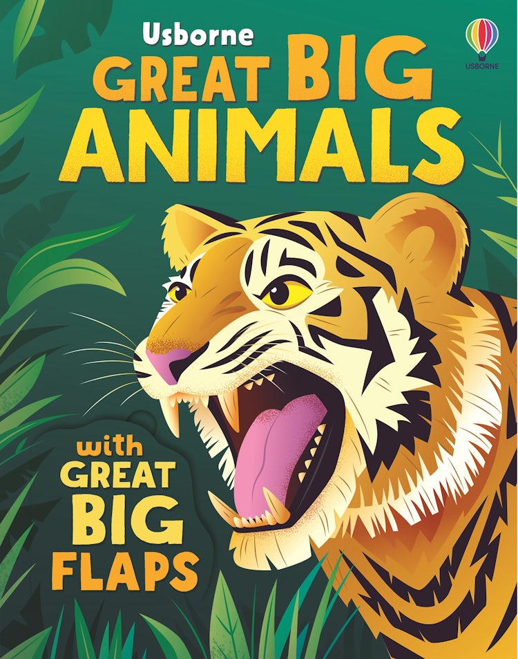 Cover image for Great Big Animals (with Great Big Flaps), isbn: 9781836042273