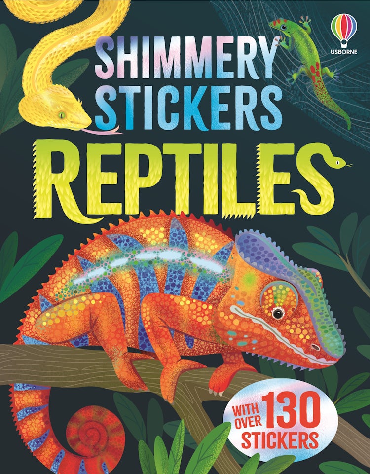 Cover image for Shimmery Stickers Reptiles, isbn: 9781836042365