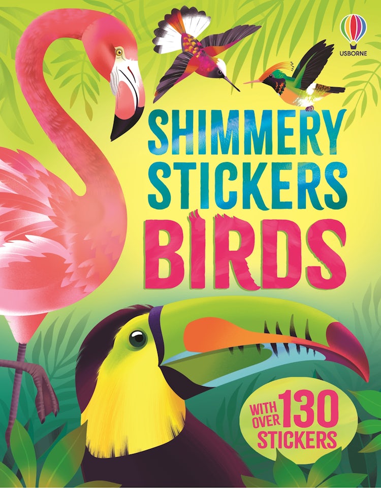 Cover image for Shimmery Stickers Birds, isbn: 9781836042464