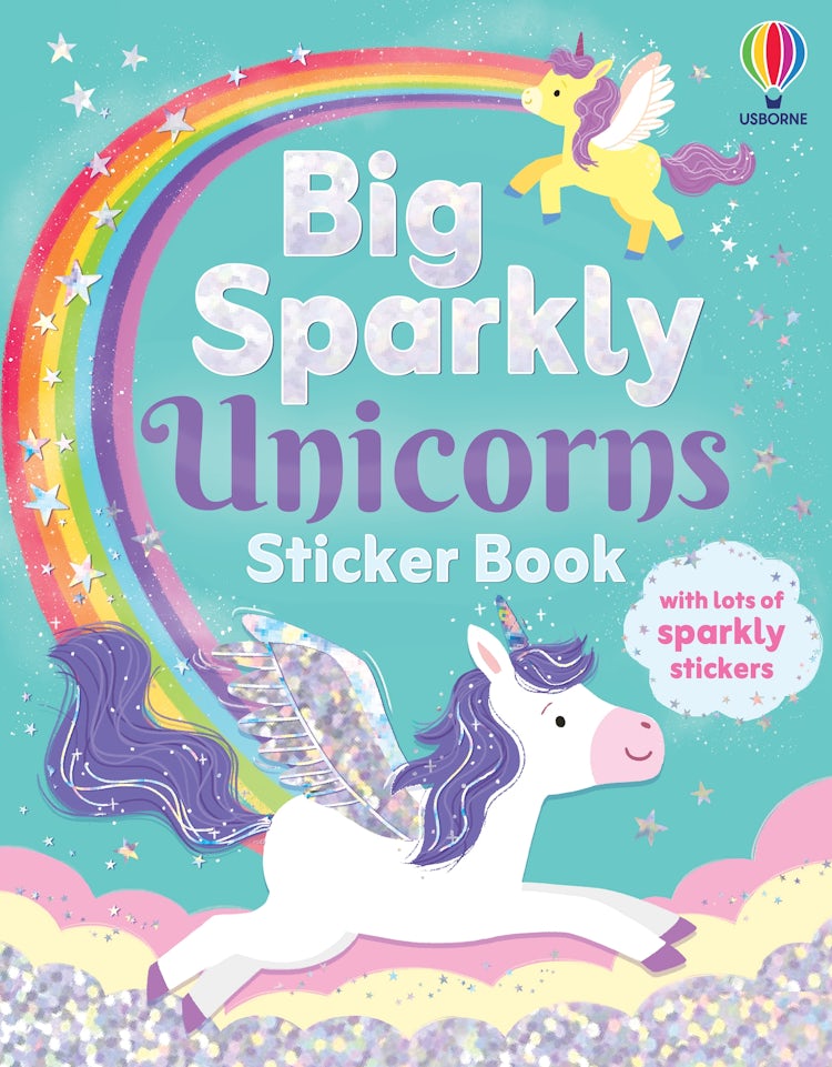 Cover image for Big Sparkly Unicorns Sticker Book, isbn: 9781836042976