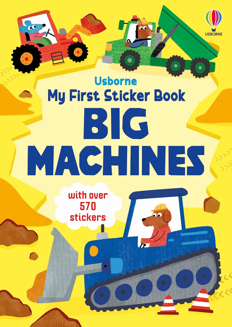 Cover image for My First Sticker Book Big Machines, isbn: 9781836042990