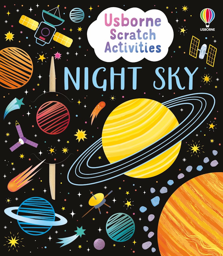 Cover image for Usborne Scratch Activities Night Sky, isbn: 9781836043270