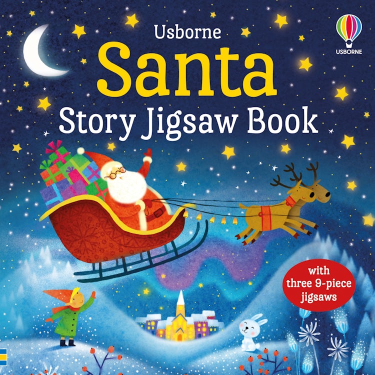 Cover image for Santa Story Jigsaw Book, isbn: 9781836043348