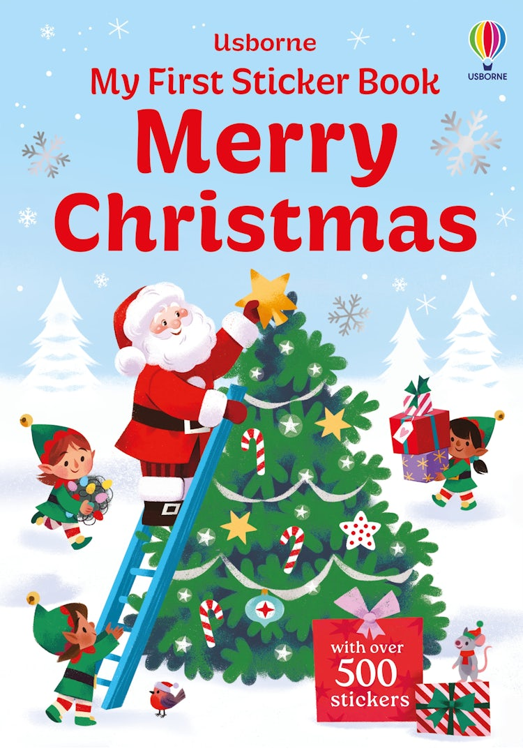 Cover image for My First Sticker Book Merry Christmas, isbn: 9781836043539
