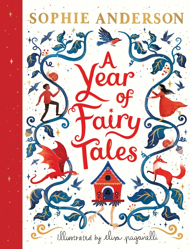 Cover image for A Year of Fairy Tales, isbn: 9781836044048