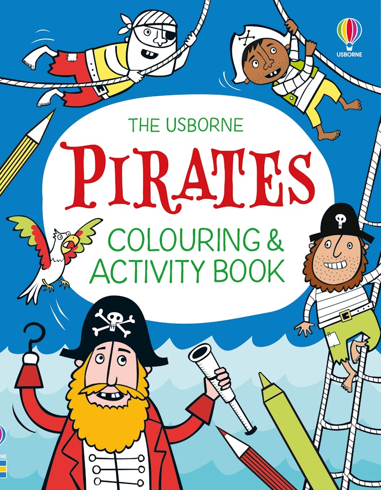 Cover image for Pirates Colouring & Activity Book, isbn: 9781836044130