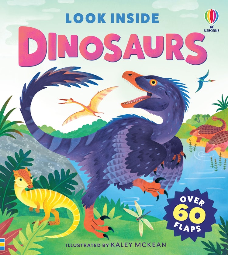 Cover image for Look Inside Dinosaurs, isbn: 9781836044291