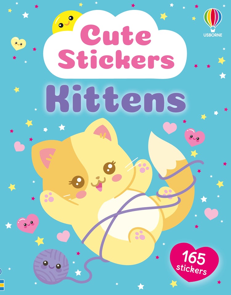 Cover image for Cute Stickers Kittens, isbn: 9781836044611